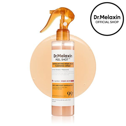 Dr. Melaxin Peel Shot Keratin Care Kojic Acid and Turmeric Exfoliating Spray 200ml - Pore-Clearing and Skin Repair Formula